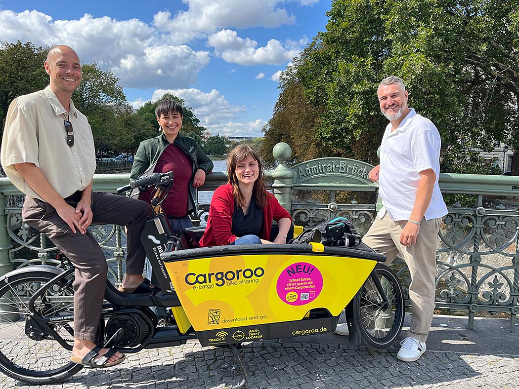 E-Lastenradsharing Cargoroo