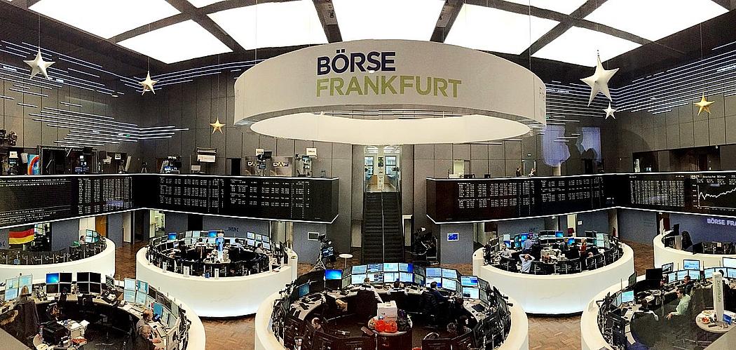 Das Handelsparkett der Frankfurter Börse.