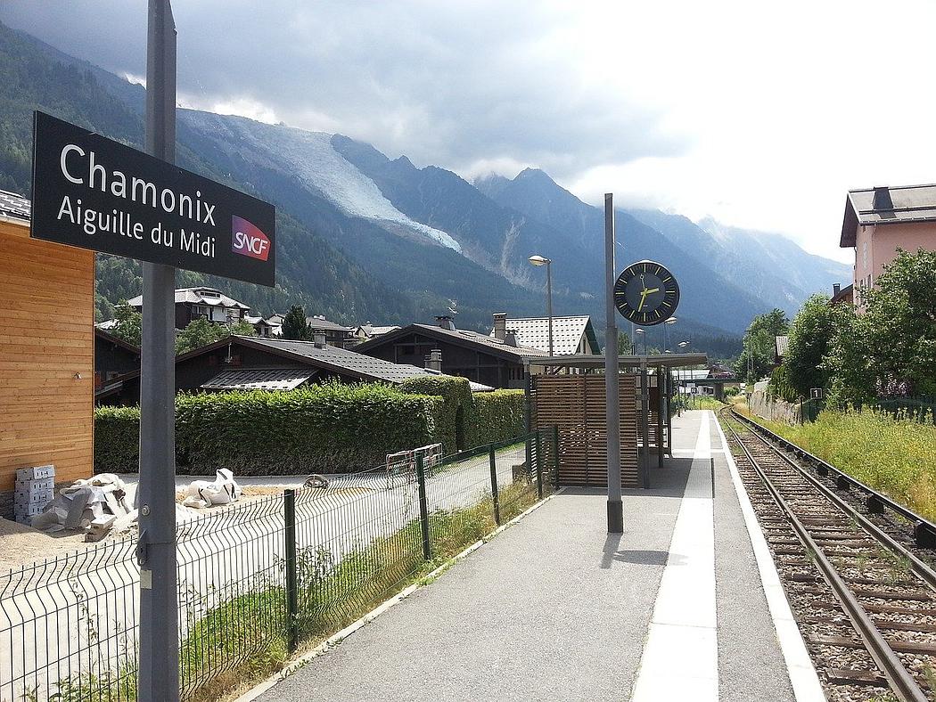 Bahnhof in Frankreich