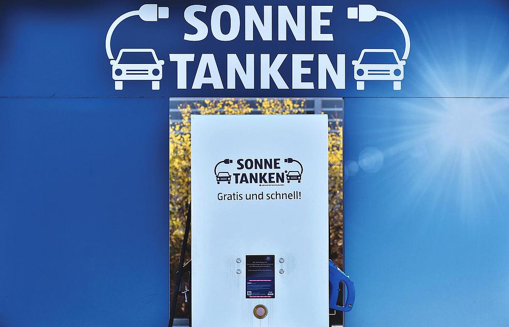 Solartankstelle für E-Autos