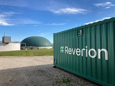 Biogas-Kraftwerk-Container