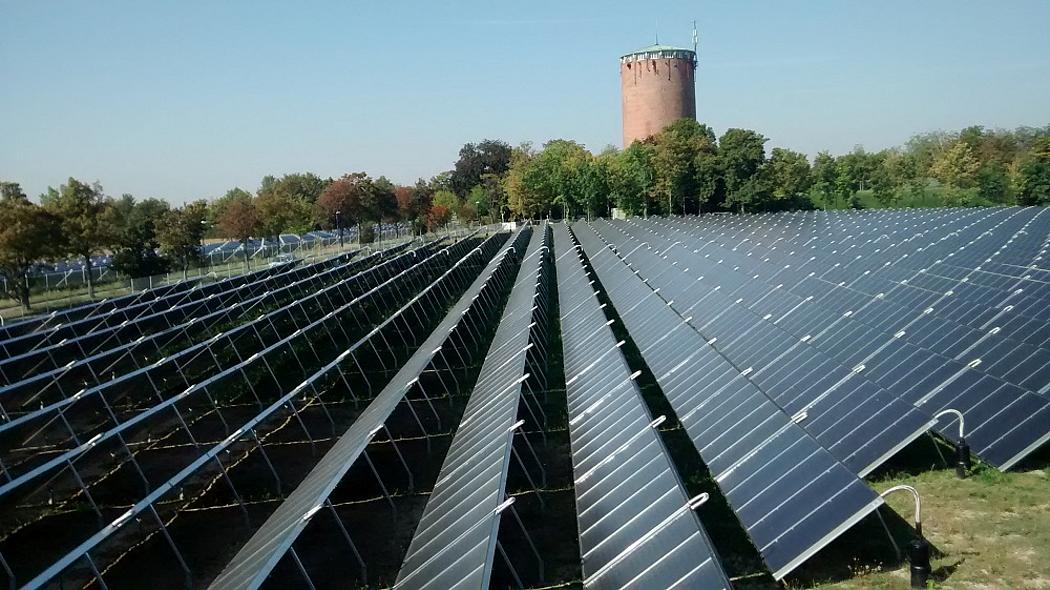 Freiflächen-Solarthermie-Anlage Ludwigsburg